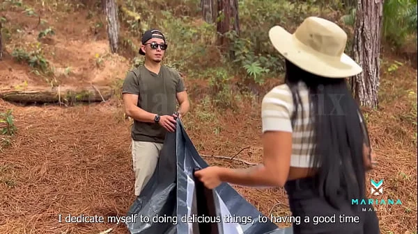 The best fuck in a forest with adult film actress Mariana Martix - HARD SEX OOTDOORS