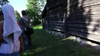 Naked in the village