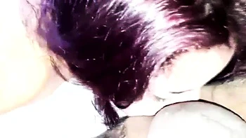 Amateur Girl Gives Live Asslick and Blowjob