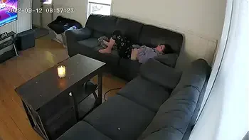 Hubbys away so the wife will play hidden cam