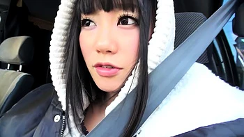Japanese amateur gets anal creampie in POV