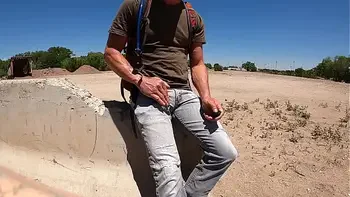 Putting a vibrator in a condom and cumming in public