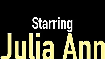 Julia Ann's Huge Tits Ball-Sucking Blowjob