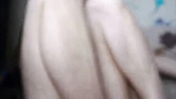 Young shaved girl fingers her pussy with toys