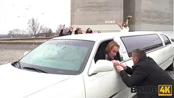 BRIDE4K. The Wedding Limo Chase