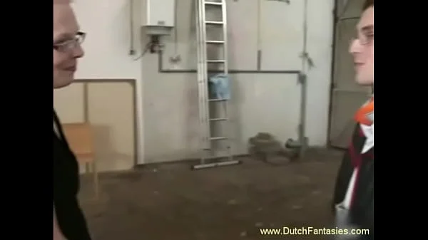 Dutch Teacher With Glasses Fucked By Student