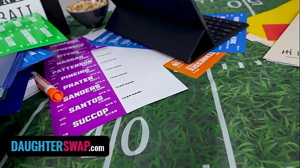 Sneaky Teens Jazmin Luv & Aubree Valentine Trick Each Other Studs To Win In Fantasy Football Pt.4