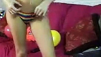 Busty brunette solo masturbation