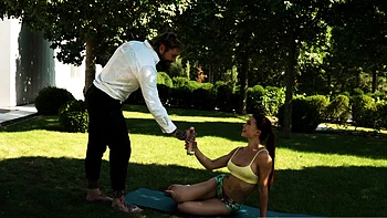 Fit Babe Peachlollypop Fucked Outdoors After Worshipping
