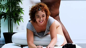 Eva gives you a POV blowjob handjob and footjob