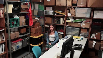 Office hotties Ryan and Brooke indulge in a steamy tryst on the desk
