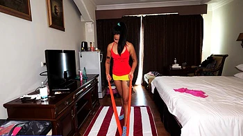 Thai MILF wife works out on husband cock