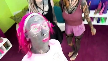 Lustful Anuskatzz and Lily's big tits trailer
