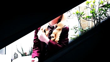 British Teens - doggy action