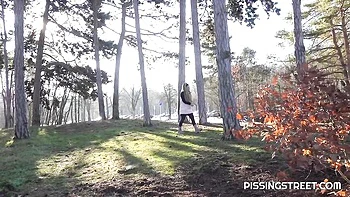 Pissing Street - pissing action