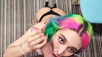 Exotic Roxy Licks Lilendi's Ball Sacks in Homemade Porn